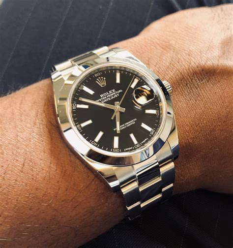 rolex datejust onyx dial|rolex datejust 41 reference 126300.